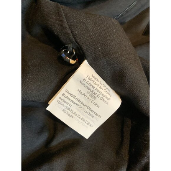 Madewell Black Multicolor Star Print Long Sleeve Dress W/ Necktie, Size 4 (US) - Picture 8 of 8